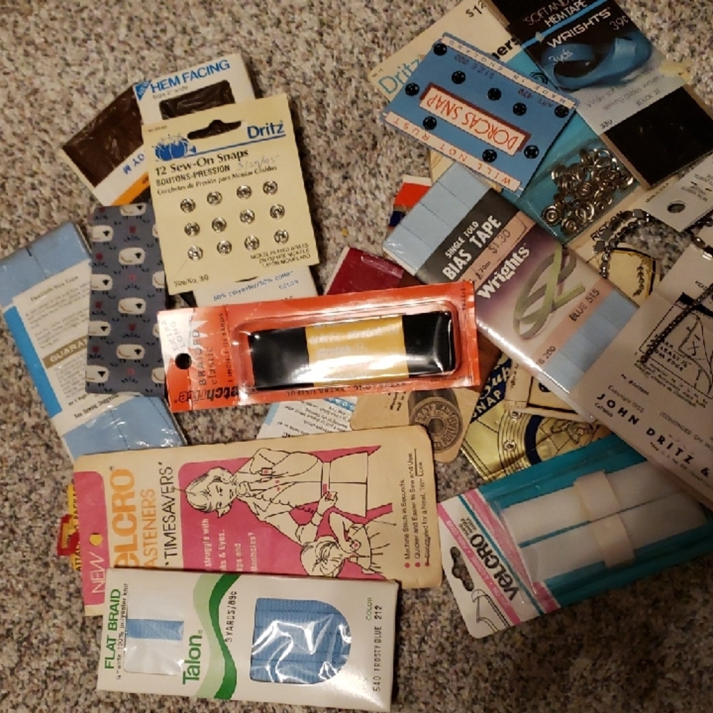 Sewing Notions Mixed Bag Vintage Antique